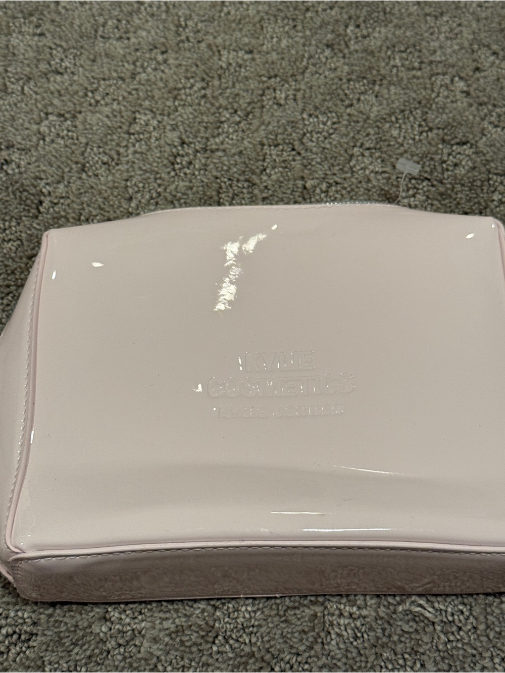 Kylie Cosmetics Embossed Pale Pink Pouch